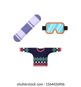 Winter sport icon set vector