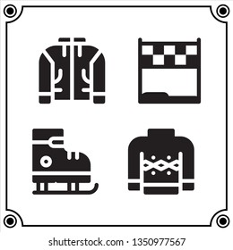 winter sport icon vector