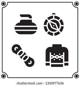 winter sport icon vector