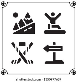 winter sport icon vector