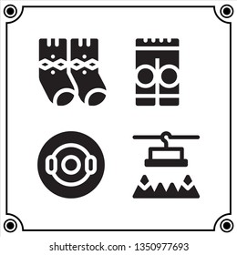 winter sport icon vector