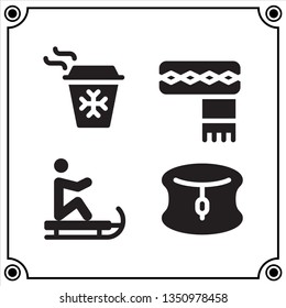 winter sport icon vector