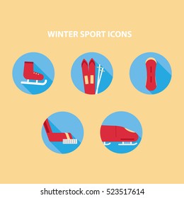 winter sport icons