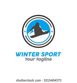 Winter Sport Logo Vector Stock Vector (Royalty Free) 1015404373 ...