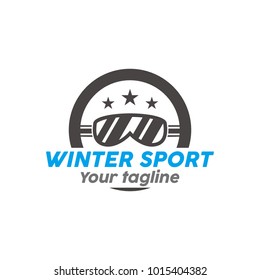 Winter sport logo vector