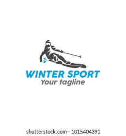 Winter sport logo vector