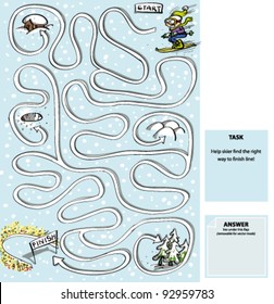 Winter Sport Maze