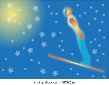 winter sport skier