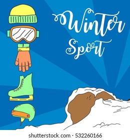 Winter sport theme