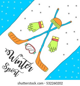 Winter sport theme