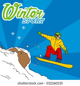 Winter sport theme