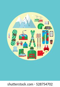 Winter Sports and Activity Set