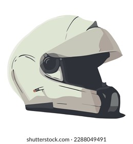 Winter sports helmet icon for extreme adventure isolated