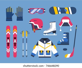 Winter Sports Illustrations