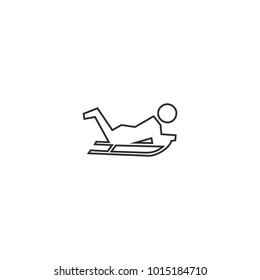 Winter sports vector icon