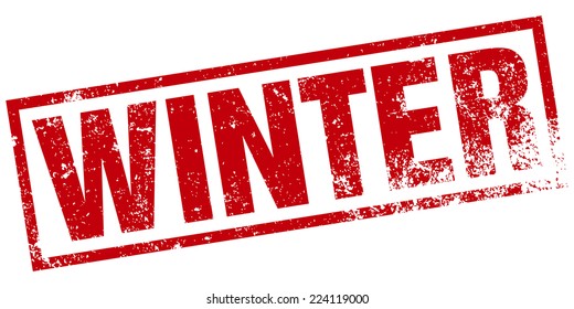 winter stamp