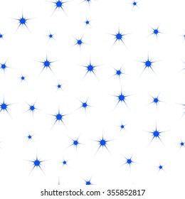 winter stars seamless texture