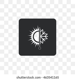 Winter and summer icon.