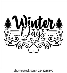Paquete de diseño SVG de invierno 2023