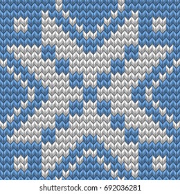 Winter sweater pattern. Christmas Seamless Knitting background. And also includes EPS 10 vector
