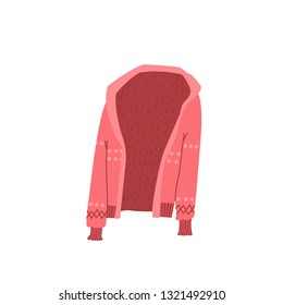 winter sweater, vector illustration