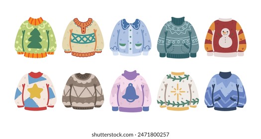 Winter Sweater Vector Set Collection