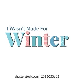 winter t shirt design illustration