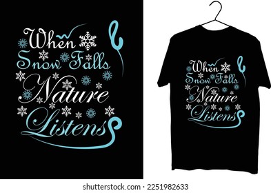 Winter t shirt design vector. winter weather. typography t shirt design.