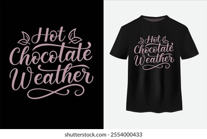 Winter t shirt design vector. winter weather. typography t shirt design.