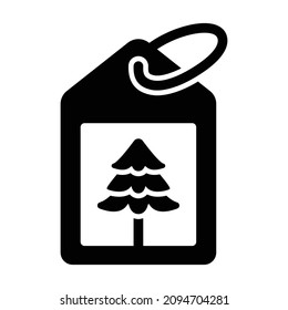 Icono vectorial de etiqueta de invierno que puede modificar o editar fácilmente 

