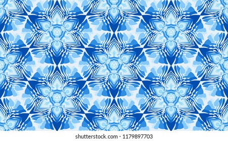 Winter texture. White-blue scale. Frost patterns.