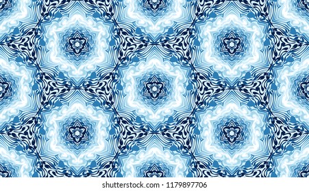 Winter texture. White-blue scale. Frost patterns.