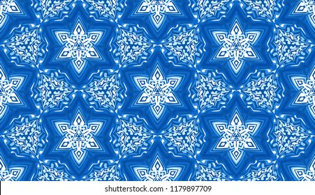 Winter texture. White-blue scale. Frost patterns.