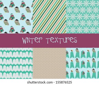 Winter textures collection