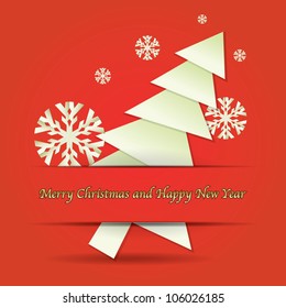 Winter theme, merry christmas card,  - illustration