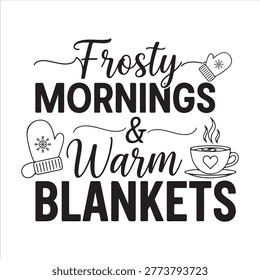 Winter with this charming design featuring Frosty Mornings