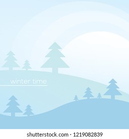 Winter time background. 