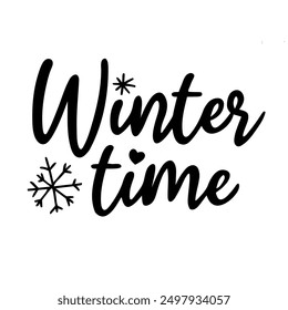 Winterzeitschrift in schwarzem Design 