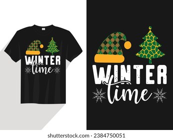 winter time t-shirt design gifts