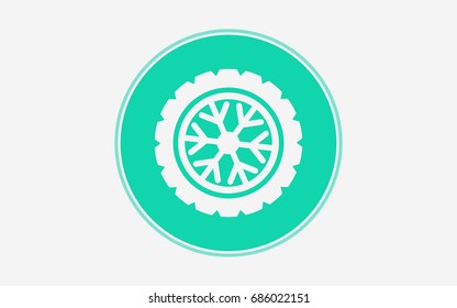 Winter tire icon