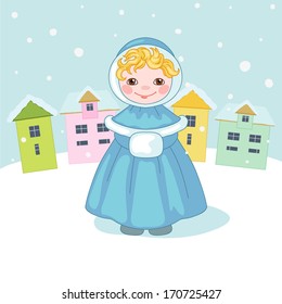 Winter in town