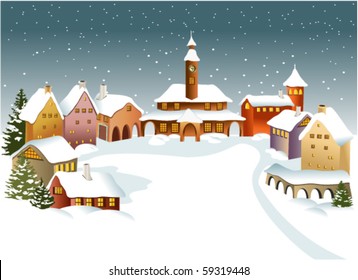 Winter town