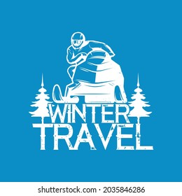 Winter travel and enjoy for winter vector tee shirt design for winter lover man and women