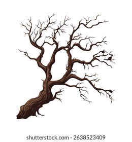 Winter Tree Branches A Detailed Illustration