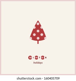 Winter Tree Frame Vector Illustration Stock Vector (Royalty Free ...
