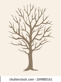 Winter tree illustration