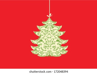 winter tree, snow, christmas