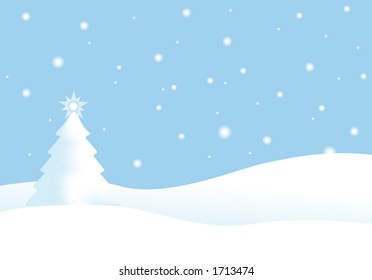 Winter Tree Vector
