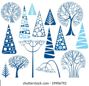 winter trees