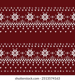 Winter T-Shirt und AOP voll Nahtlos wiederholbares Muster, Hintergrund
